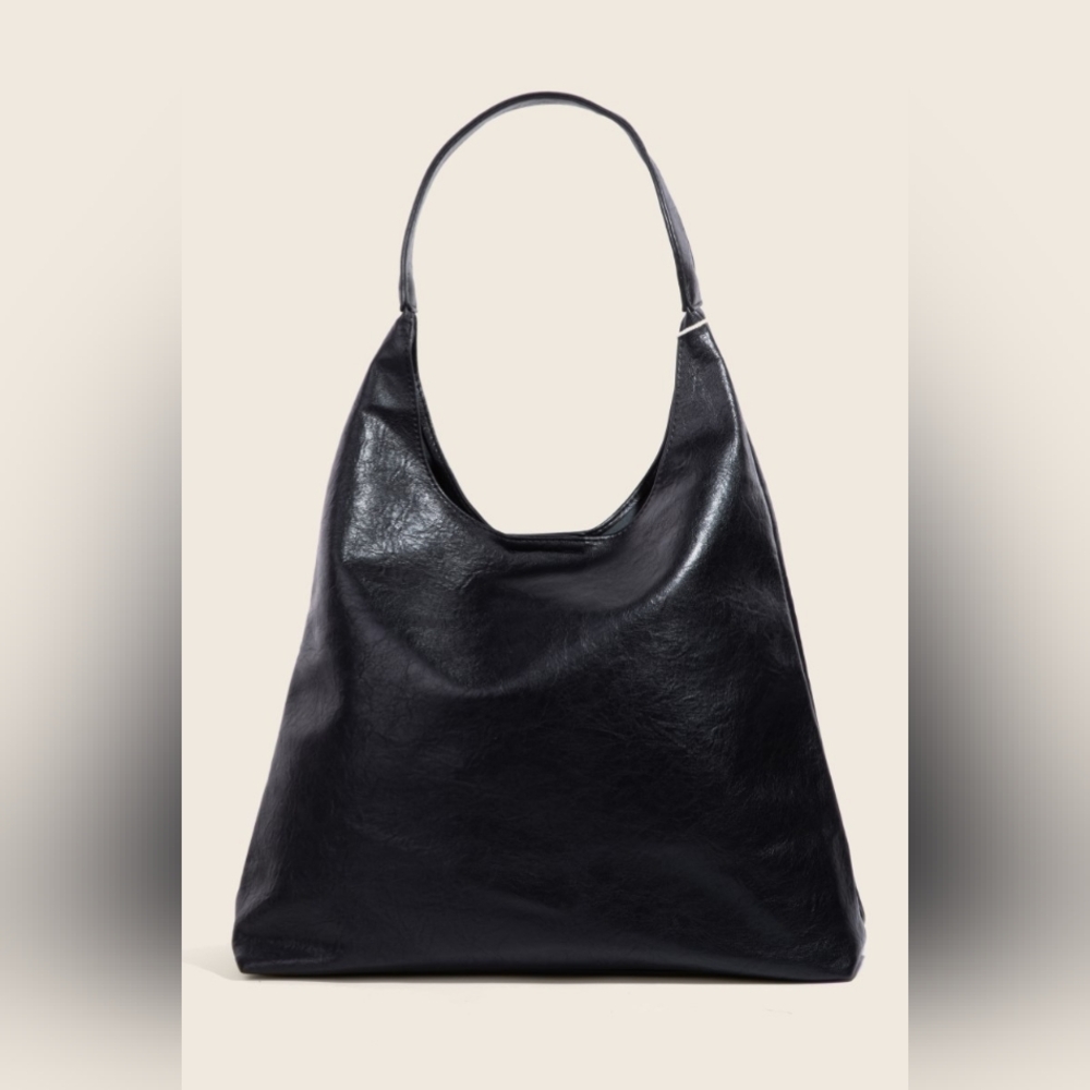 Fame Faux Leather Tote Bag